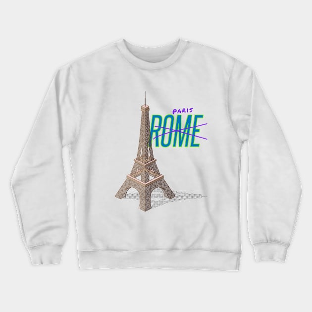 Paris? Crewneck Sweatshirt by anilyanik